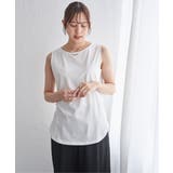 【雑誌InRed6月号掲載】コットンUSA裾ラウンドノースリプルオーバー【接触冷… | ikka  | 詳細画像3 