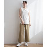 【雑誌InRed6月号掲載】コットンUSA裾ラウンドノースリプルオーバー【接触冷… | ikka  | 詳細画像4 