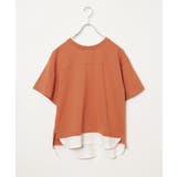 コットンUSA裾レイヤードTシャツ | ikka  | 詳細画像12 