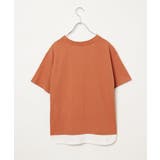 コットンUSA裾レイヤードTシャツ | ikka  | 詳細画像13 
