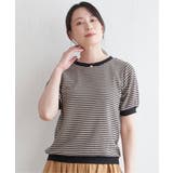 【親子コーデ】ハニカム柄ジャガードカットソー | ikka  | 詳細画像35 