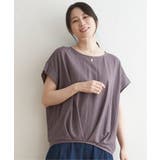 コーヒー | 鹿の子前身タックプルオーバー | ikka 