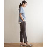 コットンUSA裾レイヤードTシャツ | ikka  | 詳細画像14 