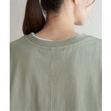 コットンUSA裾レイヤードTシャツ | ikka  | 詳細画像27 