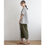 冷感サイド切替ボーダープルオーバー | ikka  | 詳細画像7 