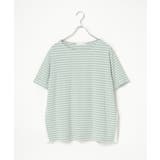 冷感サイド切替ボーダープルオーバー | ikka  | 詳細画像21 