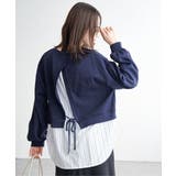 ポンチ切り替えレイヤードプルオーバー | ikka  | 詳細画像8 