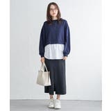 ポンチ切り替えレイヤードプルオーバー | ikka  | 詳細画像9 