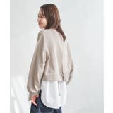 ポンチ切り替えレイヤードプルオーバー | ikka  | 詳細画像13 