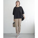 異素材切り替えサイドリボンプルオーバー | ikka  | 詳細画像10 