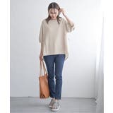 異素材切り替えサイドリボンプルオーバー | ikka  | 詳細画像18 