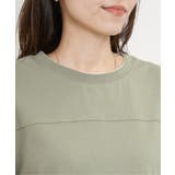 コットンUSA袖刺繍レイヤーTシャツ | ikka  | 詳細画像30 