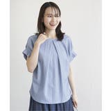 シアサッカー2WAY袖タックプルオーバー | ikka  | 詳細画像28 