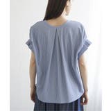 シアサッカー2WAY袖タックプルオーバー | ikka  | 詳細画像30 