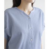 シアサッカー2WAY袖タックプルオーバー | ikka  | 詳細画像32 