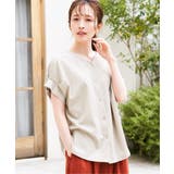 シアサッカー2WAY袖タックプルオーバー | ikka  | 詳細画像2 