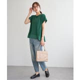 【お得だ値】Aライン裾切り替えカットソー | ikka  | 詳細画像16 