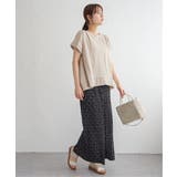 【お得だ値】Aライン裾切り替えカットソー | ikka  | 詳細画像19 