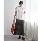 ストライプチュール2WAYプルオーバー | ikka  | 詳細画像10 