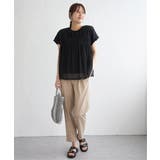 ストライプチュール2WAYプルオーバー | ikka  | 詳細画像14 