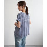 ストライプチュール2WAYプルオーバー | ikka  | 詳細画像3 