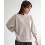 ベージュ | タックフライスドルマンプルオーバー | ikka 