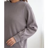 ラメワッフル裾リングドットプルオーバー | ikka  | 詳細画像14 