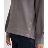 ラメワッフル裾リングドットプルオーバー | ikka  | 詳細画像15 