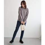 ラメワッフル裾リングドットプルオーバー | ikka  | 詳細画像3 