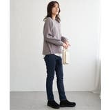 ラメワッフル裾リングドットプルオーバー | ikka  | 詳細画像4 