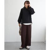 ラメワッフル裾リングドットプルオーバー | ikka  | 詳細画像6 