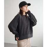 チャコール | アートジャガードラグランプルオーバー | ikka 