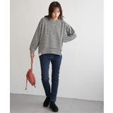 カットジャガード裾レイヤープルオーバー | ikka  | 詳細画像9 