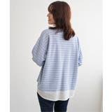 カットジャガード裾レイヤープルオーバー | ikka  | 詳細画像12 