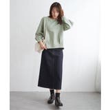 リップル裾タック長袖プルオーバー | ikka  | 詳細画像9 