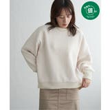 アイボリー | フクレ幾何ジャガードプルオーバー | ikka 