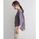 冷感梨地バックスリットプルオーバー | ikka  | 詳細画像10 