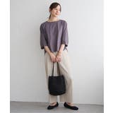 冷感梨地バックスリットプルオーバー | ikka  | 詳細画像11 