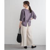 冷感梨地バックスリットプルオーバー | ikka  | 詳細画像13 