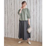 冷感梨地バックスリットプルオーバー | ikka  | 詳細画像17 