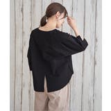 冷感梨地バックスリットプルオーバー | ikka  | 詳細画像21 