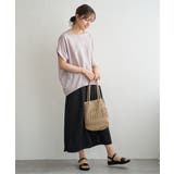 【接触冷感】鹿の子センターシームタックプルオーバー | ikka  | 詳細画像13 