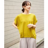 【接触冷感】鹿の子センターシームタックプルオーバー | ikka  | 詳細画像14 