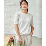 幾何学柄ジャカード半袖プルオーバー 【親子コーデ】  | ikka  | 詳細画像6 