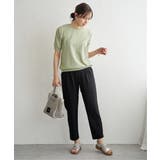 幾何学柄ジャカード半袖プルオーバー 【親子コーデ】  | ikka  | 詳細画像21 