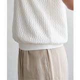 幾何学柄ジャカード半袖プルオーバー 【親子コーデ】  | ikka  | 詳細画像36 