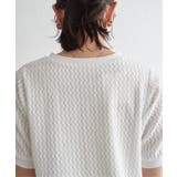 幾何学柄ジャカード半袖プルオーバー 【親子コーデ】  | ikka  | 詳細画像38 