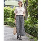 【接触冷感】裾レイヤードプリントTシャツ | ikka | 詳細画像6