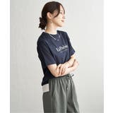 【接触冷感】裾レイヤードプリントTシャツ | ikka | 詳細画像22
