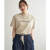【接触冷感】裾レイヤードプリントTシャツ | ikka | 詳細画像25